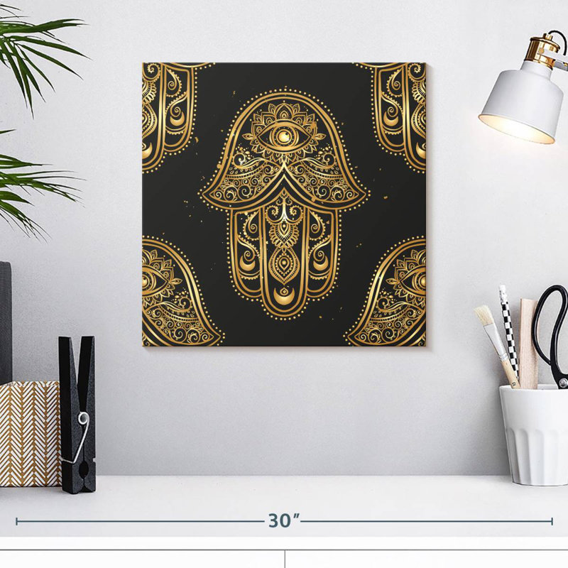 Kerrick Ornamental Gold Hamsa