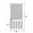 Screen  5 Bar 80-In Height White Primed Screen Door Slab Only-108677889