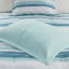 Ensemble de literie en serresucker 8 pièces Serene, polyester doux, style turquoise