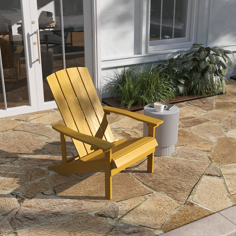 Chaise Adirondack Bayfield, Jaune