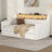 Wingo Upholstered Twin Size Daybed With LED Lights-637807784