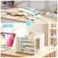 White Mesh 4‑Tier Desk Organizer