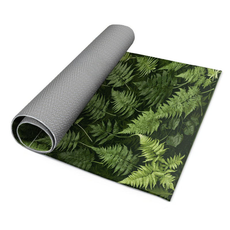 Tapis d'intérieur et d'extérieur vert Nature, Rectangle 9 pi x 12 pi