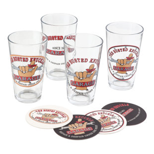 16oz. Drinking Glass Set