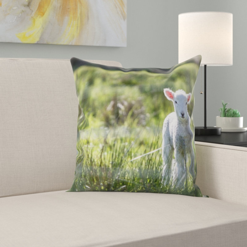 Coussin décoratif agneau
