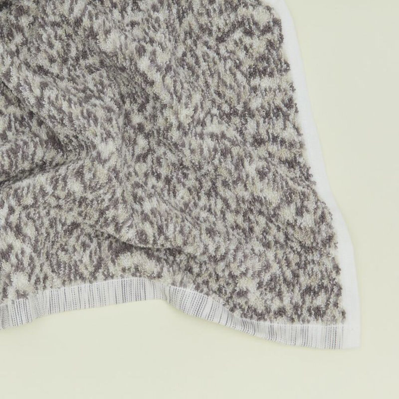 Space Dye Terry Hand Towel, Light Gray/Dark Gray, Hand Towel - 1 Pack