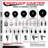 ½ Inch Threaded Stem Caster Set with Brake