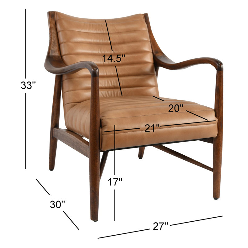Kenneth Leather Club Chair