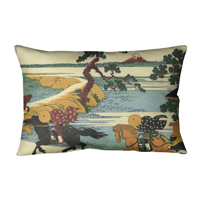 Rectangulaire de la rivière Sumida de Sekiya, Bourre en polyester, Jaune