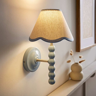 Alderic Manufactured Wood Armed Sconce