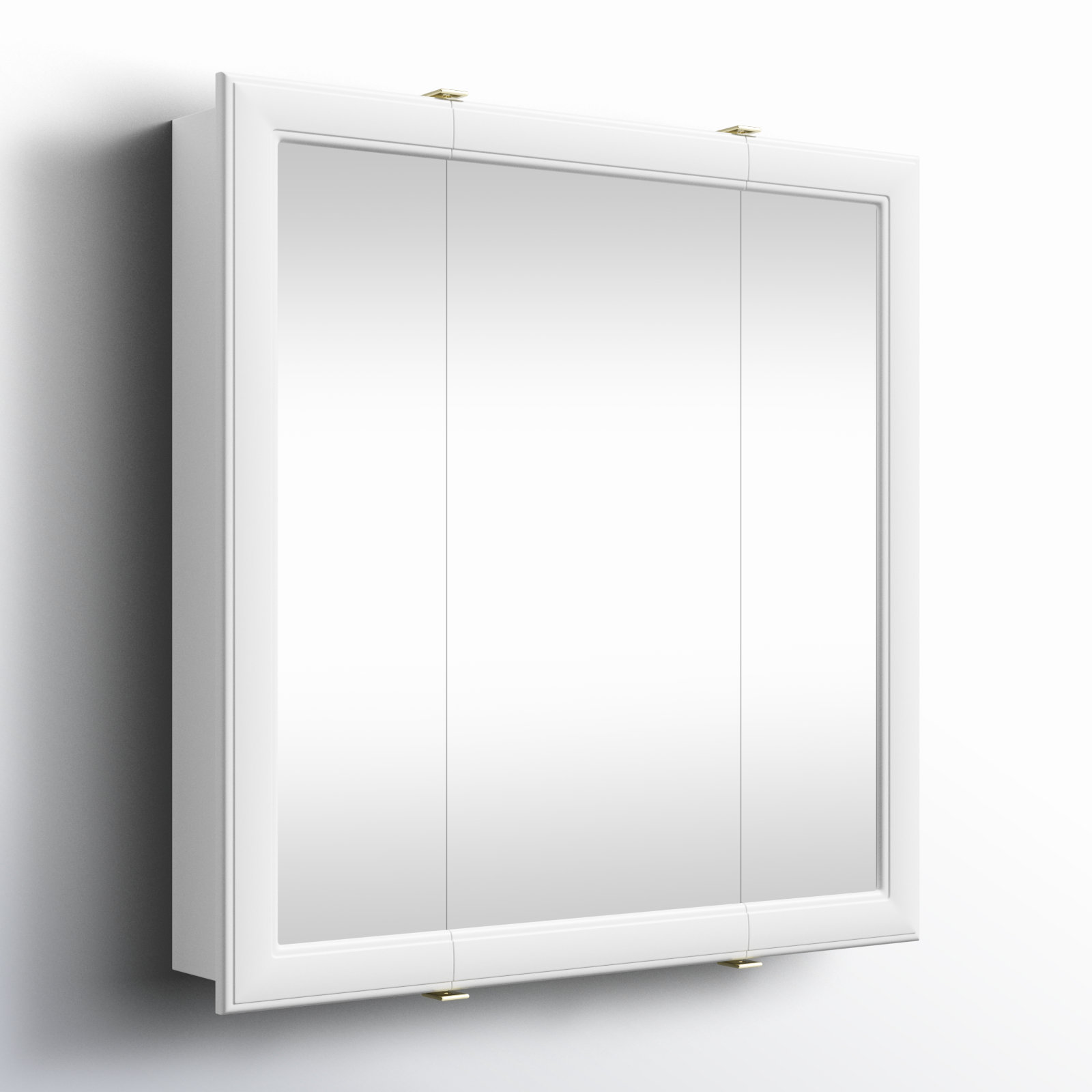 Bellingham Surface Medicine Cabinet, 30" H x 30" W x 5.24" D, White