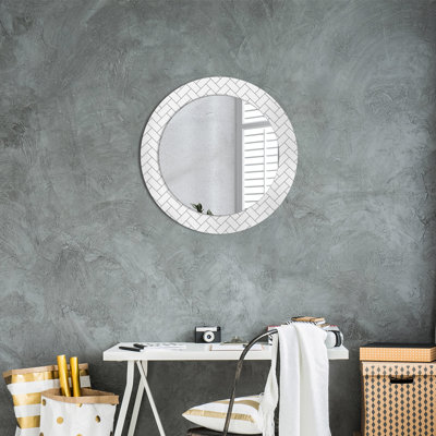 Huldar Glass Flat Wall Mirror