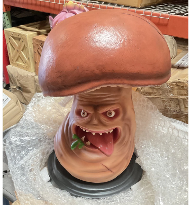 Infested Mushroom Over Sized Spooky Veggie Statue