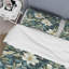 Ensemble de housse de couette blanc blanc vert blanc vert Vintage Cottage Flowers-796564953