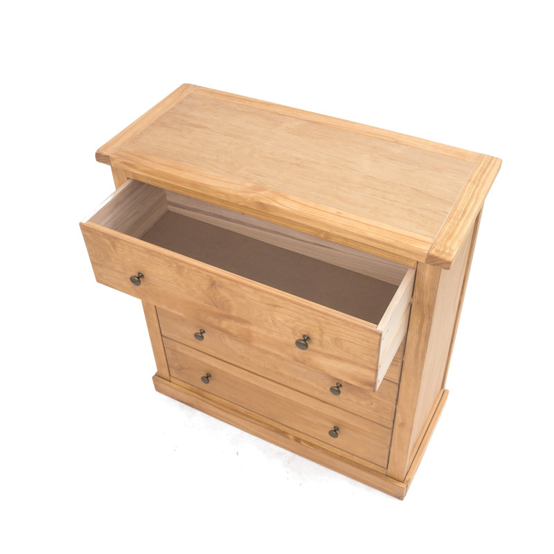 Aurelia 90cm W 4 - Drawer Chest of Drawers, Brown