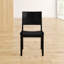 Chaise d'appoint en bois massif Ahreanna-227125108