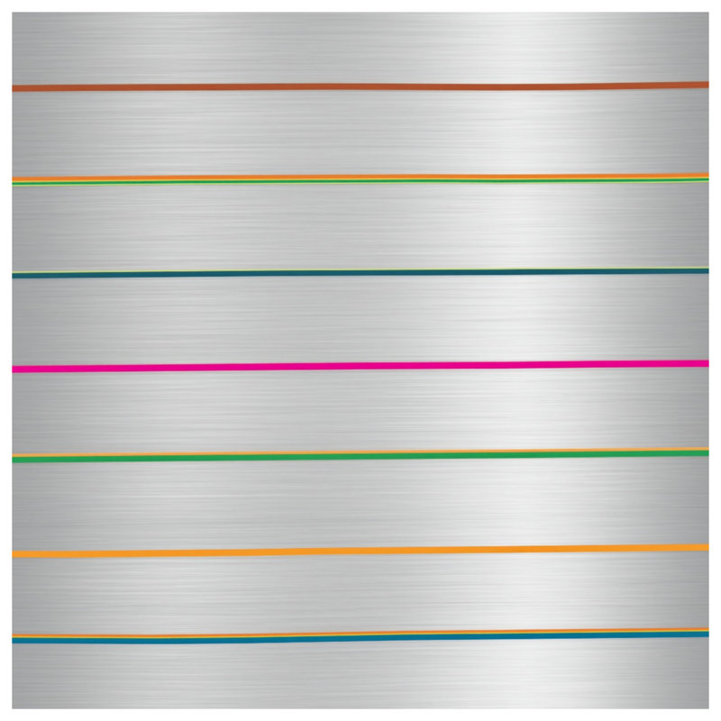 Metallic Horizontal Lines Quilted Bedspread All Sizes, Full / Double
