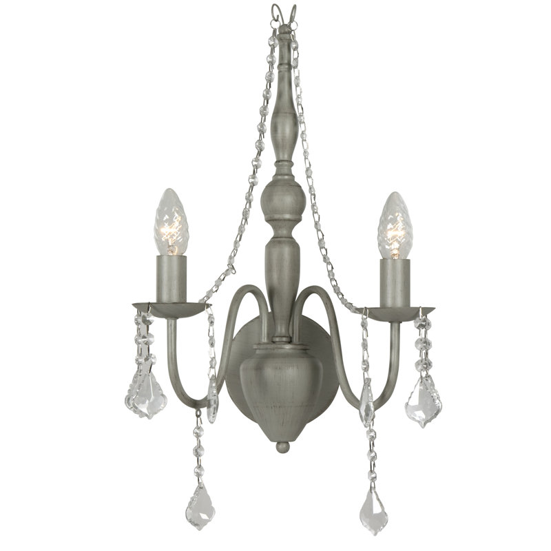 Cogburn Candle Wall Light, Light taupe