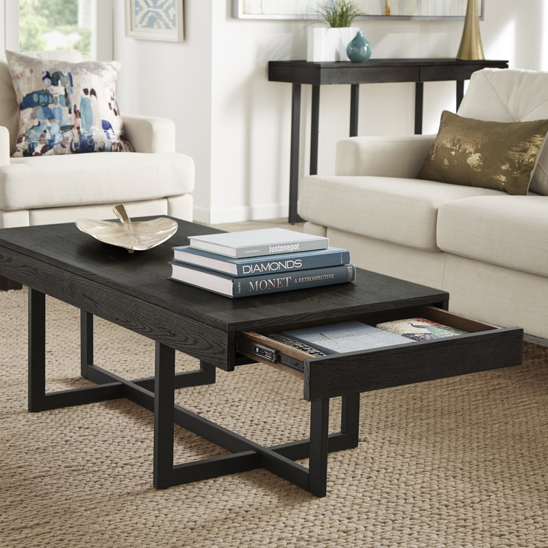 Burch Single Coffee Table, Black