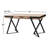 Zavalla Solid Wood Iron Writing Desk