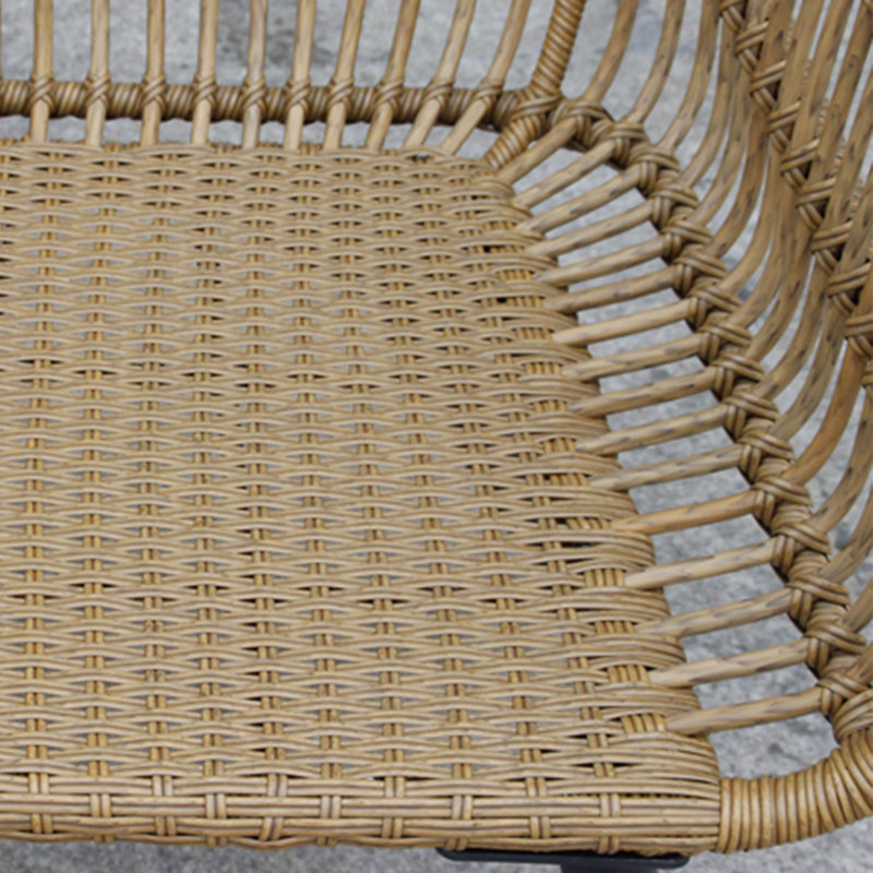 Chaise d'extérieur en rotin d'extérieur imperméable Leisu