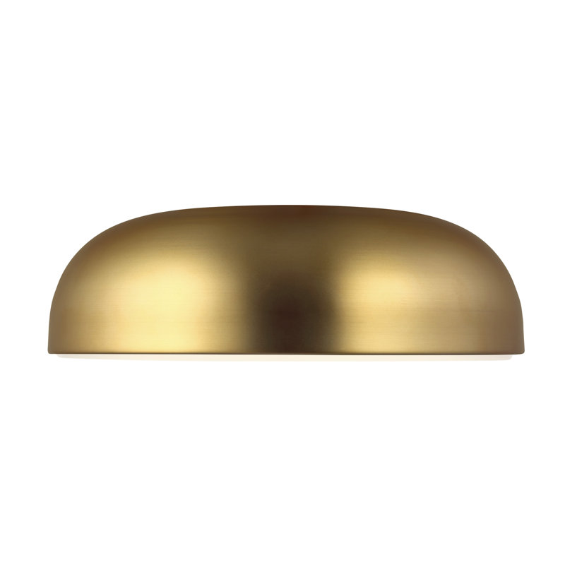 Kosa 1 - Light LED Flush Mount, Aged Brass