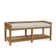 Banc de rangement en osier Glinda