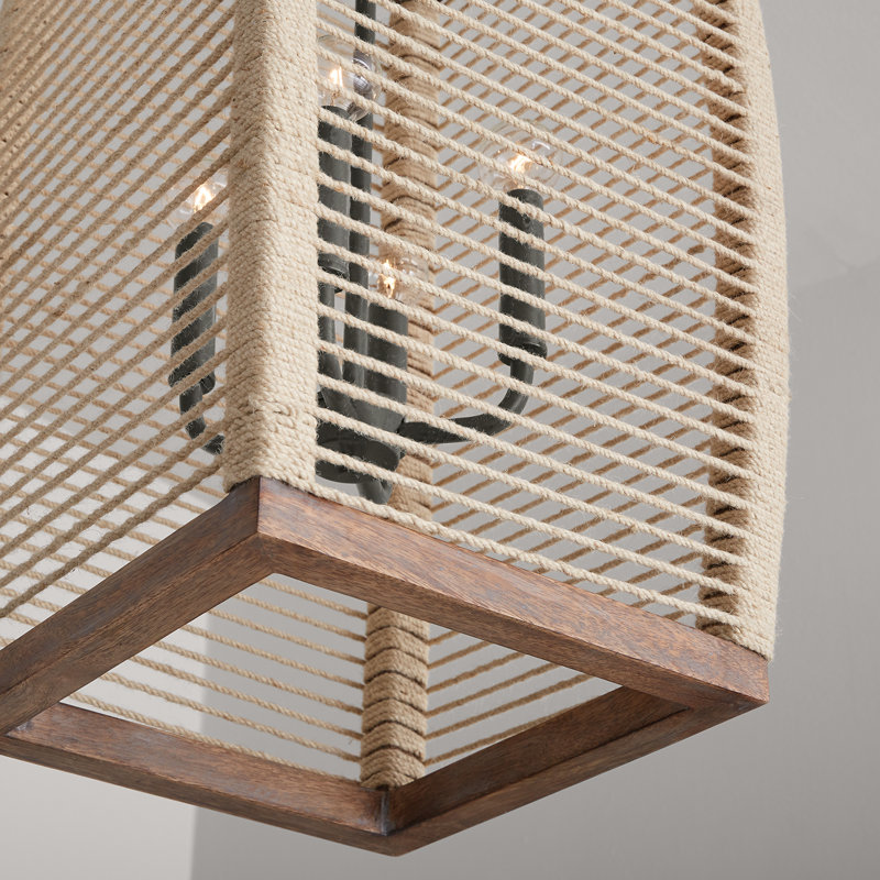 Luminaire suspendu géométrique 4 lumières