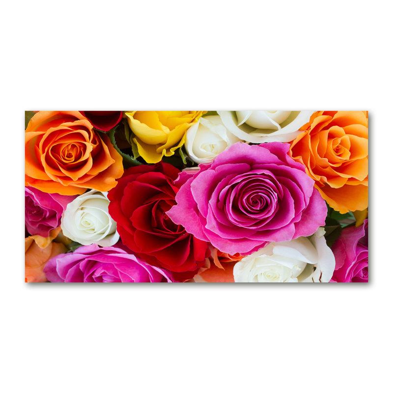 Linkon 50cm W x 100cm L Glass Peel and Stick Panel