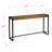 Console Table, Weathered Gray Oak With Black-1295824329-1295824337