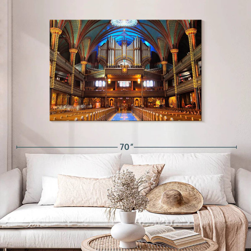 Notre Dame Basilica Pipe Organ, 32" H x 48" W
