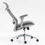 Fauteuil de bureau gris Yessenia