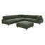 Canapé modulaire à large assise en velours côtelé-129037354-129037357