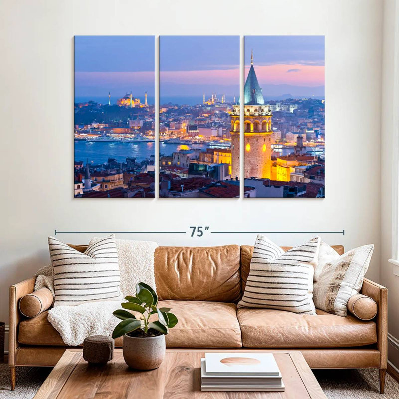 Tergel Istanbul Twilight, 42" H x 65" W