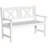Nordic Style Wooden Garden Bench with X-Shape Backrest for Outdoor Relaxation and Rustic Charm