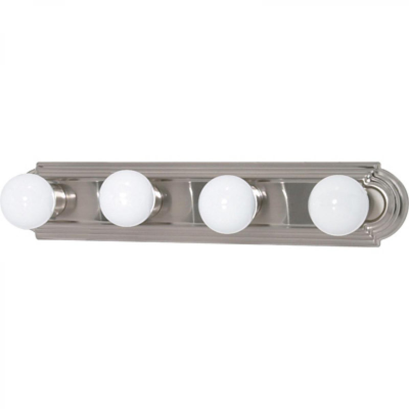 Kastner 4 - Light Dimmable Bath Bar, 100 Watt, Brushed Nickel, No