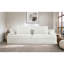 Canapé spacieux à 4 places - Mousse pleine, tissu velours côtelé doux, conception ergonomique, large, sans assemblage, 90 pouces, pour siège personnel, ergonomique, velours côtelé, assemblage requis-296790423