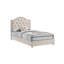 Ensemble de chambre complet, meuble de rangement rembourré, beige, 4 pièces avec NS, commode-136170703