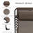 Outsunny Reclining Chaise Lounge Chair, Portable Sun Lounger, Folding Camping Cot, With Adjustable Backrest-1740539958