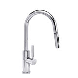 Modern Prep Size Plp Pulldown Faucet - Toggle Sprayer - Angled Spout