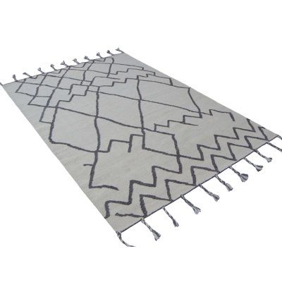 Trumbull Geometric Wool Hand Woven Area Rug