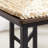 Natylee 5-Piece Dining Table Set with Table, Bench, 2 Stool and Woven Rattan Cushioned Farmhouse Small Kitchen Table for 4 Metal Frame Space-Saving for Home Kitchen Dining, Brown-1151070339
