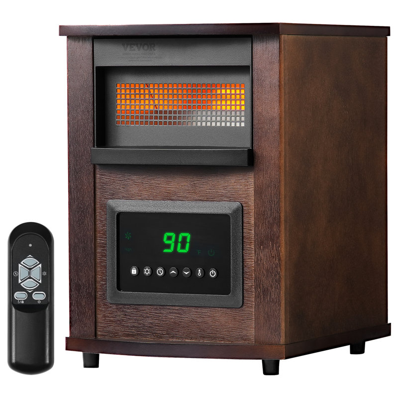 Chaufferette infrarouge à télécommande électrique 1500W