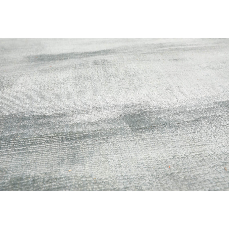 Tapis bleu clair touffeté à la main Bresson
