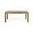 Geneus Dining Table With Slat Design Top