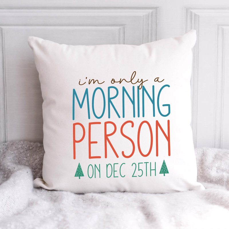 Christmas Funny - Throw Pillow Insert Included, 14 po x 14 po