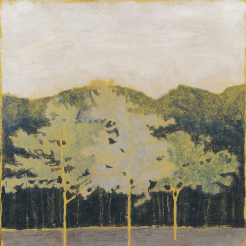 Forêt d'émeraude II, H 30 po x l 30 po x P 1,25 po