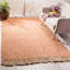 Tapis en jute tissé à la main à motif de fibres naturelles Desai-24290819