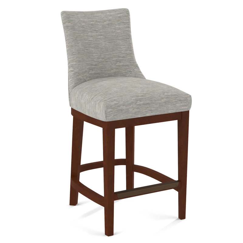 Upholstered Stool, 61555-75, White