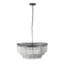 9 - Light Chandelier with Crystal Accents